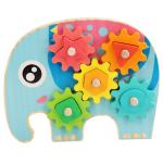Intelligent Elephant Owl Gear Block Wood Creative Animal Design