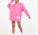 100% Cotton Round Neck Long Sleeve Sportswear Oversized Sweatshirt For Women