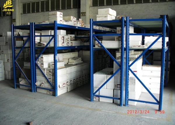 Buy cheap Durable Medium Duty Steel Rack Assembly Columns Steel Panel Optional from wholesalers