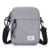 Buy cheap Fashion Men's Small Shoulder Bags Black Handbag Travel Wallet Mini Crossbody Bag Passport Clip Mobile Purse Strap Neck Pouch from wholesalers