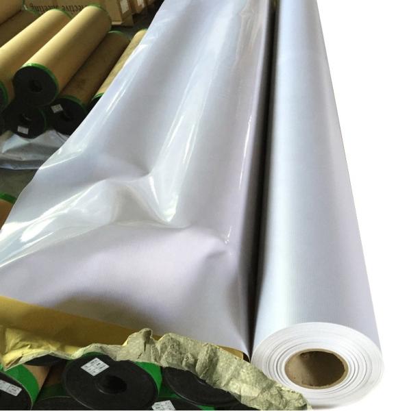 Waterproof Digital Flex Printing Banner Rolls Bright Printing Colors For