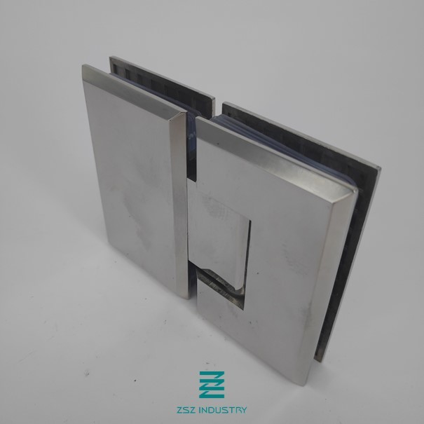 Whole Open Shower Door Hinges , Flat Shape SS304 Shower Glass Hi