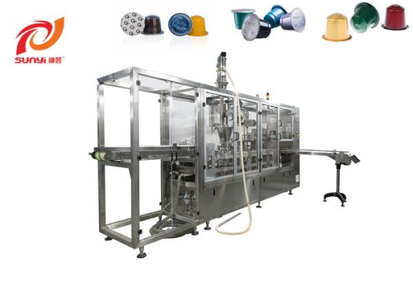Buy cheap Double Lanes Nespresso In Compost Coffee Capsule Filling Machine from wholesalers