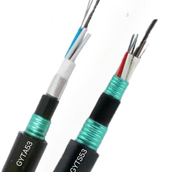 Buy cheap High Quality 96 Core Direct Burial GYTA53 Single Mode Underground Optical Fiber Cable from wholesalers