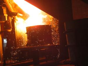 Wholesale OEM Electric Melting Induction Furnace , 100HZ Metal Furnaces 600 Power from china suppliers