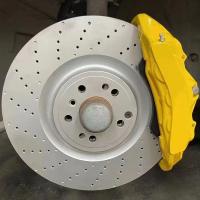 Buy cheap 6 Piston Yellow Brake Calipers Mercedes With High Carbon Rotors product