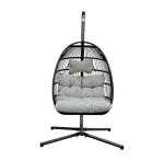 Drop Shipping Saucer Patio Baby Hanging Egg Swing Chair