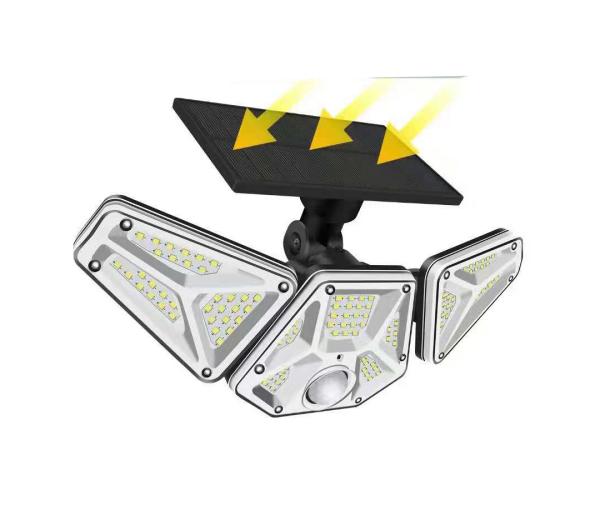 Buy cheap 2200mAh 1.5W Dimmable LED Lights Solar 3 Head Wide Angle Outdoor 133pcs LED from wholesalers