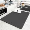 Buy cheap Water Absorbent Non-Slip Rectangle Dish Draining Mat for Kitchen Table Accessories from wholesalers