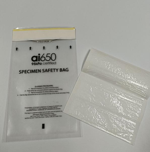 Buy cheap Various Size 95kPa Biohazard Bag For Medical Envelopes Transport from wholesalers