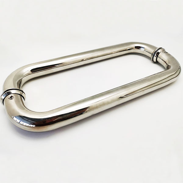 SS304 SS201 Bathroom Sliding Door Accessories Shower Glass Door Handle PSS Finish