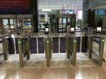 Bidirectional SUS304 Waist Height Speed Gate Turnstile