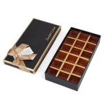 Customized Logo Printing Eco Friendly Food Packaging Chocolate Box With Ribbon