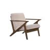 Buy cheap Antique Furniture Solid Rubber Wood Armchair Mid Century Modern Style Single Sofa from wholesalers