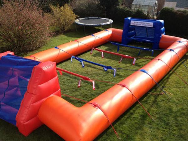 Buy cheap Big Inflatable Sport Games Human Football Court 0.55mm Pvc Material With Blower from wholesalers