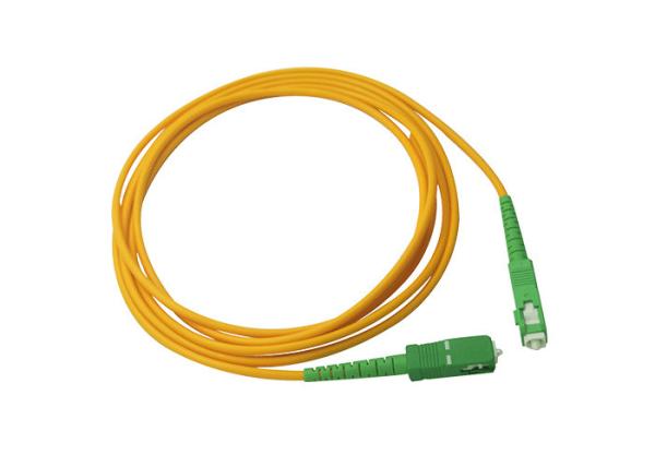 Buy cheap FTTH SC APC Fiber Optic Patch Cord G657A1 LSZH from wholesalers