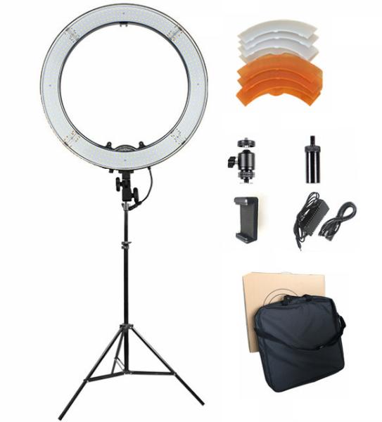 Buy cheap 55W 5500K 18inch Dimmable LED Ring Light Kit with Carry bag, Light Stand for Video Photography Blogging Portrait from wholesalers