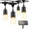 Buy cheap 39ft S14 Edison Bulbs Solar Powered Waterproof String Lights from wholesalers