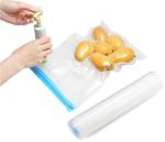 Vacuum Stand Up Plastic Bags , Food Storage Bags 2 Pack Vacuum Sealer Rolls