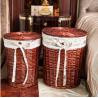Buy cheap Cheap Storage Rattan Wicker Willow Laundry Basket With Lid Fashion Natural Baskets ECO Friendly Storage Factory Supply from wholesalers
