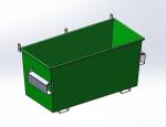 20 Yard Waste Open Top Skip Bin For Construction Waste Collection