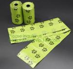 Corn starch PLA 100% Compostable dog poop bag biodegradable waste bags, waste