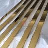Buy cheap Brushed Gold Electroplating Furniture Color Palette SS 2.7m from wholesalers