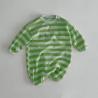 Buy cheap Puppy Baby Graphic Printed Striped Long Sleeve Newborn Romper Organic Cotton from wholesalers