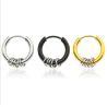 Buy cheap Cool Men Jewelry Accessories Small Buckle Ring Hanging Stainless Steel fashion earring findings jewelry Hoops earring from wholesalers