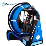 VR Theme Park Equipment 720 Rotation Immersive Roller Coaster 2 Player 9D VR
