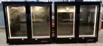 Triple Glass Door Back Bar Display Cooler