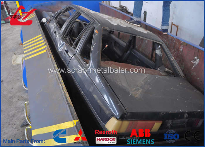 630 Ton Automatic Hydraulic Scrap Car Shear Baler Machine 6m Length Press Room 20 Ton / h