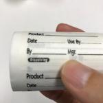 dissolvable label for food safety usage