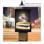 ISO9001 Alu 110V Light Box Advertising Displays