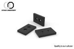 Neodymium LED Light Magnets , Black Rubber Magnet For Taxi Cab Lights