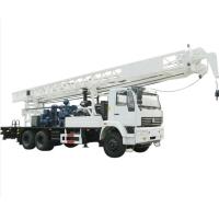 Buy cheap Compact Structure Truck Mounted Water Well Drilling Rig 350mm Deep product