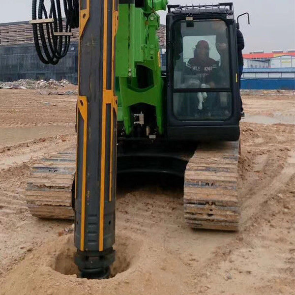 Small Overall Transportation Hydraulic 1200 mm Piling Rig Machine auger drill Max. torque 60 kN.m rest assured