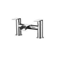 Buy cheap Double Handles Chrome Finish Brass Bath Shower Mixer Taps T8114 product