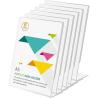 Buy cheap A4 / A5 / A6 Restaurant Tabletop One Side I Shaped Slant Acrylic Sign Holder Wholesale Plastic Menu Holder from wholesalers