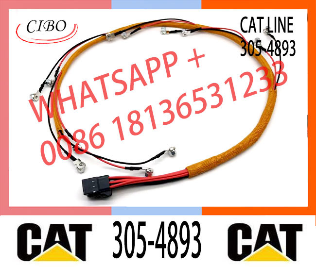 305-4893 296-4617 E320D C6.4 Engine Injector Wiring Harness For Excavator 2964617 3054893 Engine Wire Cable