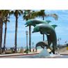Buy cheap 300cm High Patina Bronze Dolphin Sculpture For Landscape Decor from wholesalers