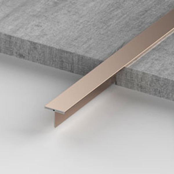 Buy cheap Colored Hairline Stainless Steel Backsplash Edge Trim T Channel 0.5mm 3mm SS 304 from wholesalers
