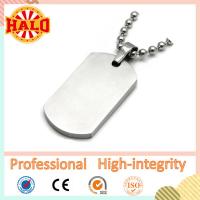 Buy cheap High-quality stainless steel blank dog tag with ballchain product