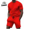 Buy cheap Cotton Jogging Men Sportswear Set Gym Tracksuit Drawstring 2 Piece Track Suit from wholesalers