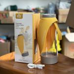 Yellow 220V-240V Dog Drink Bottle PP Light Water Bottle For Travel