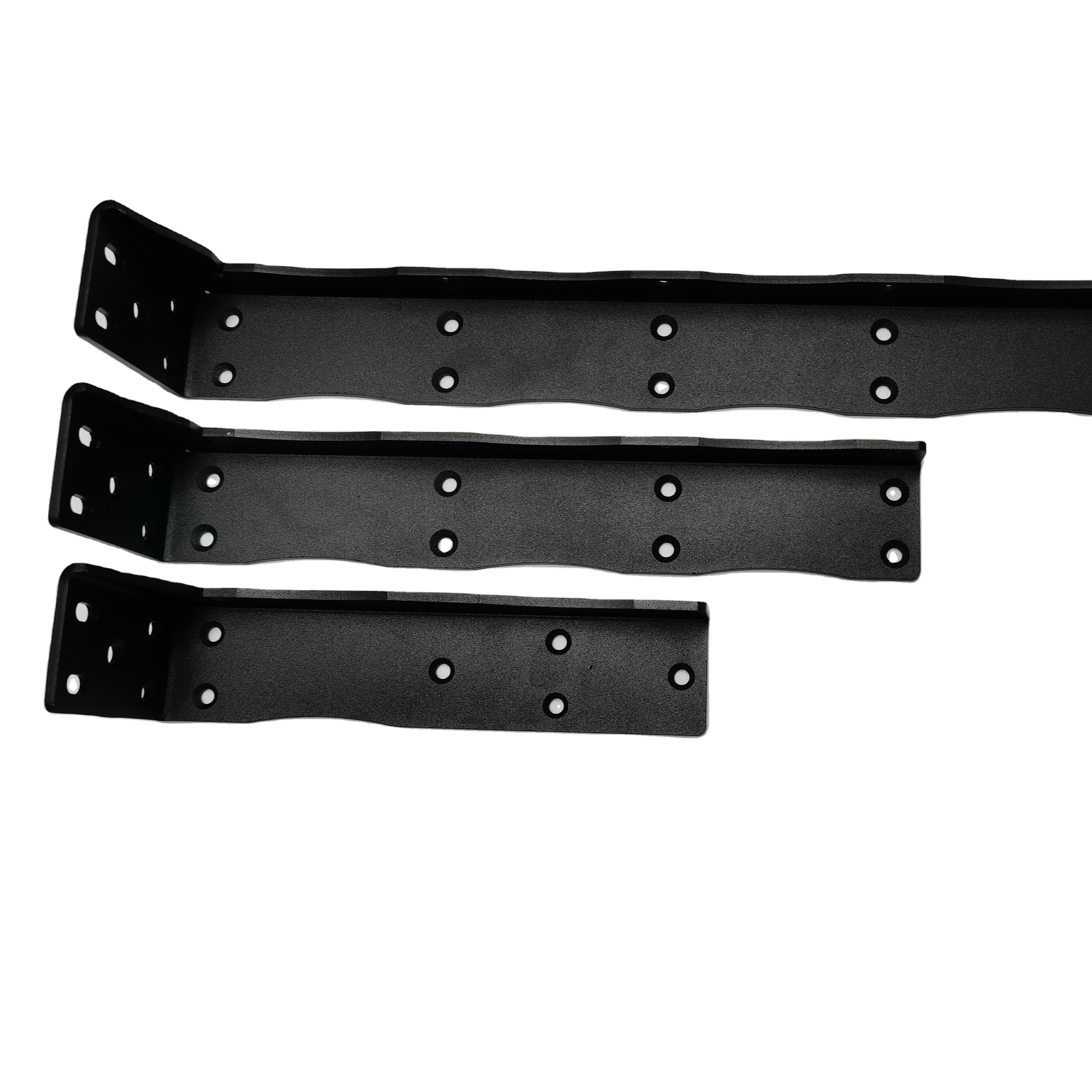 Powder Coated L Shape Shelf Bracket Hidden Steel Brackets for Shelves 0.2Inch Thick
