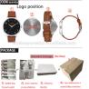 Buy cheap Factory Price Wood Watches Men With PU Bands from wholesalers