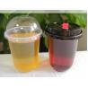 Buy cheap Clear Takeaway Disposable Plastic Cups Thickened U-Shaped 95 Calibre 500ml With Lids from wholesalers