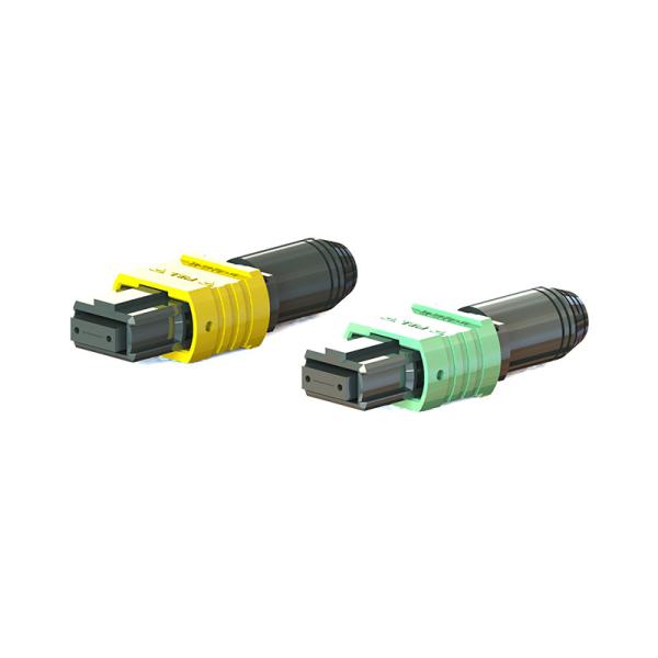 Buy cheap Mini MPO Fiber Optic Connector 36mm Length 12/16/24 Cores Male / Female Options from wholesalers