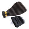 Buy cheap Double - Drawn Strong Weft Indian Human Hair Bundles 13 * 4 Lace Frontal from wholesalers
